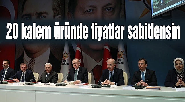 20 kalem üründe fiyatlar sabitlensin