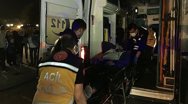 Araç ayağının üzerinden geçti