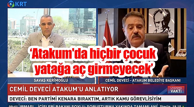 ‘Atakum'da hiçbir çocuk yatağa aç girmeyecek’