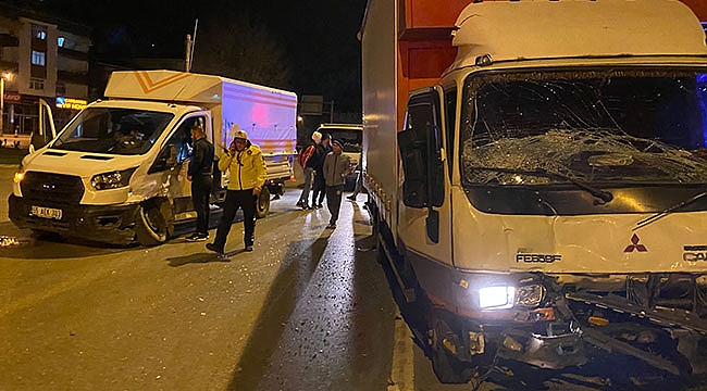 Çarşamba'da feci kaza