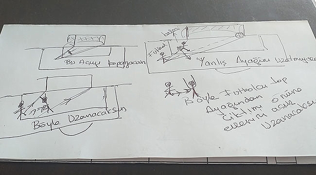 Efsane kaleciden Nurullah’a çizimli nasihat