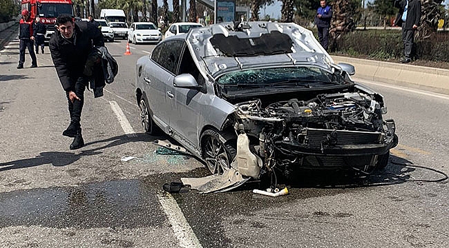 Kaza sonrası dolmuşlara denetim