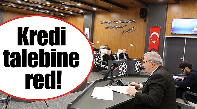 Kredi talebine red!