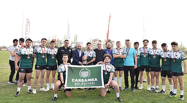 Samsunlu ragbiciler Türkiye üçüncüsü