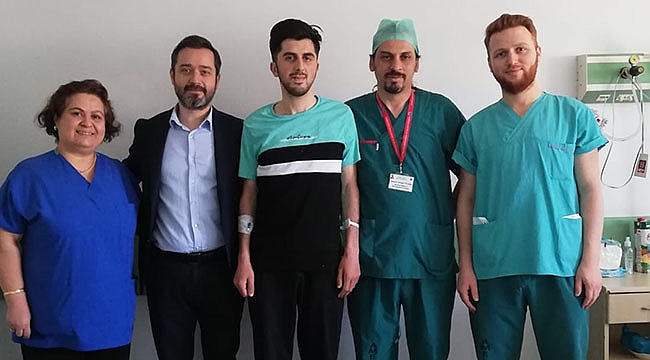 Şifayı Samsun’da buldu