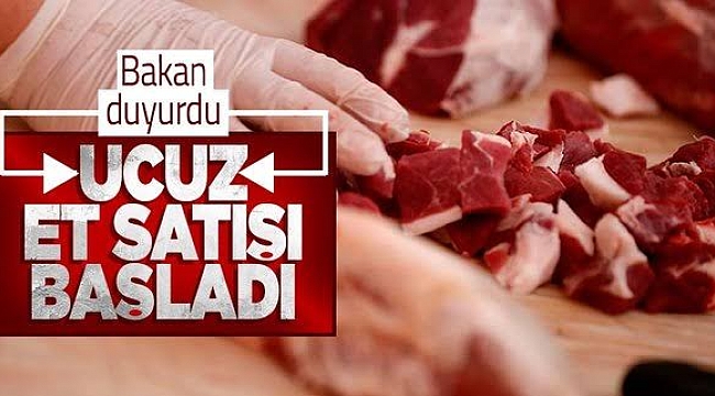 Ucuz et satışları başladı