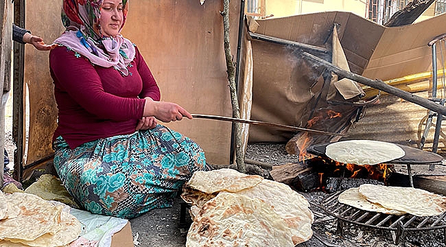 Yufkalar imece usulü hazırlandı