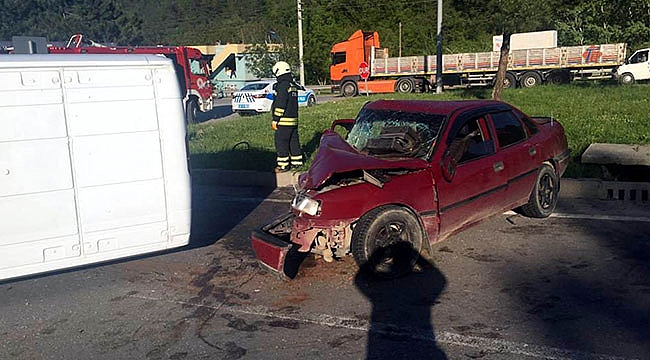 Atakum’da trafik kazası: 3 yaralı