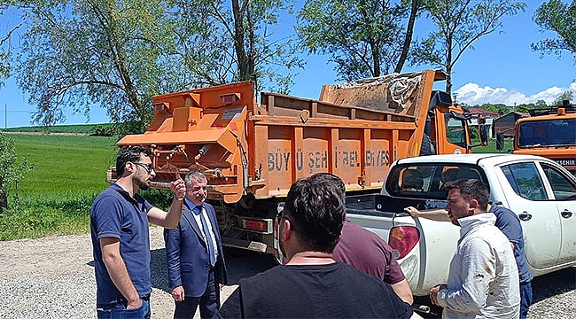 Başkan Özdemir çalışmaları inceledi