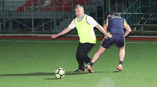 Başkan Özdemir yeşil sahada