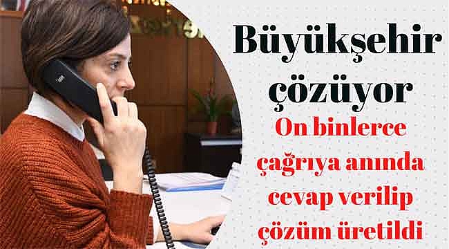 Büyükşehir çözüyor