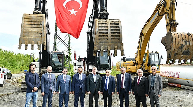 Çarşamba Karma OSB'de ilk kazma vuruldu