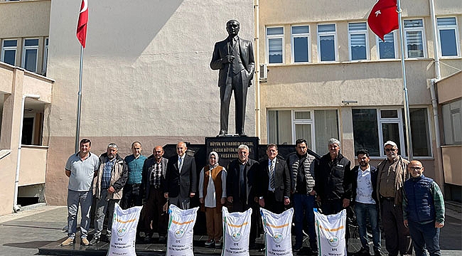 Çiftçilere hibeli çeltik tohumu