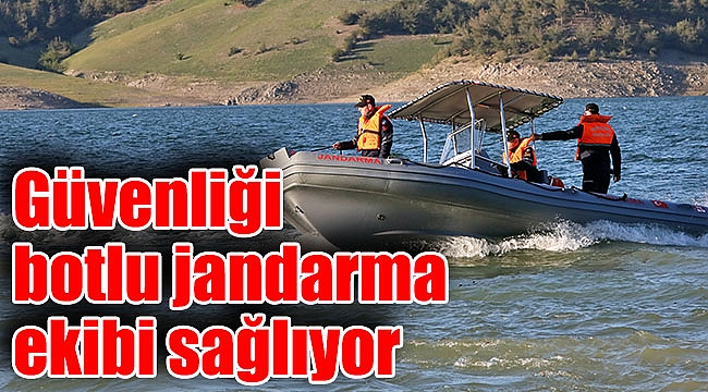 Güvenliği botlu jandarma ekibi sağlıyor