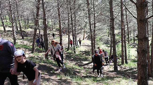 Havza'da doğa yürüyüşü