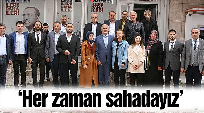 ‘Her zaman sahadayız’