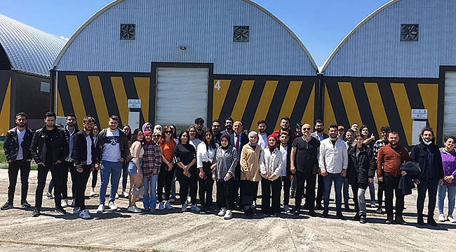 OMÜ’lü öğrenciler Lojistik Merkezi'nde