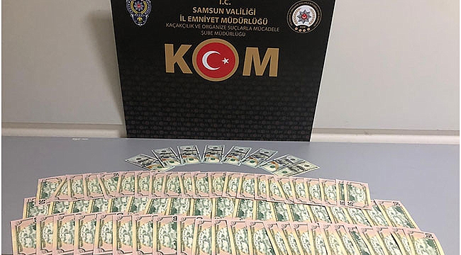 Sahte parayla yakalandı