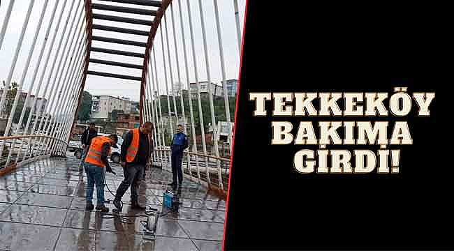 Tekkeköy bakıma girdi!