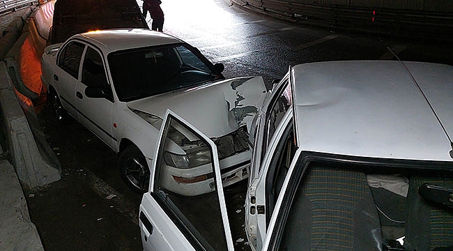 ‘Ucube kavşak’ta yine kaza