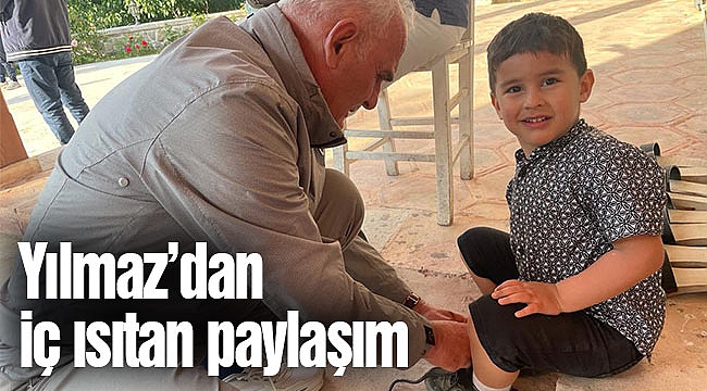 Yılmaz’dan iç ısıtan paylaşım