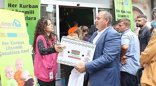 100 bin aileye et yardımı