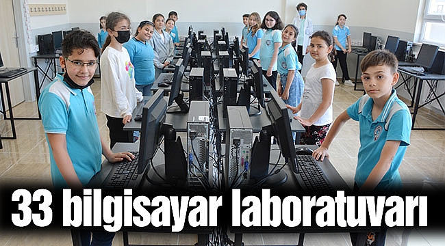 33 bilgisayar laboratuvarı