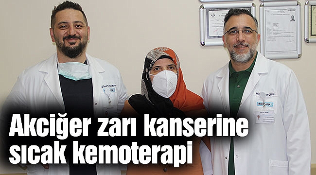 Akciğer zarı kanserine sıcak kemoterapi