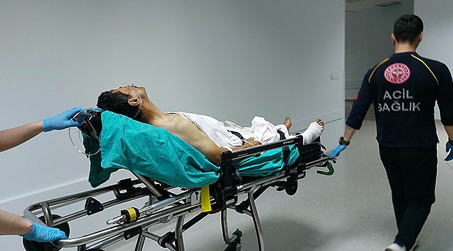 Amcasını pompalıyla ağır yaraladı