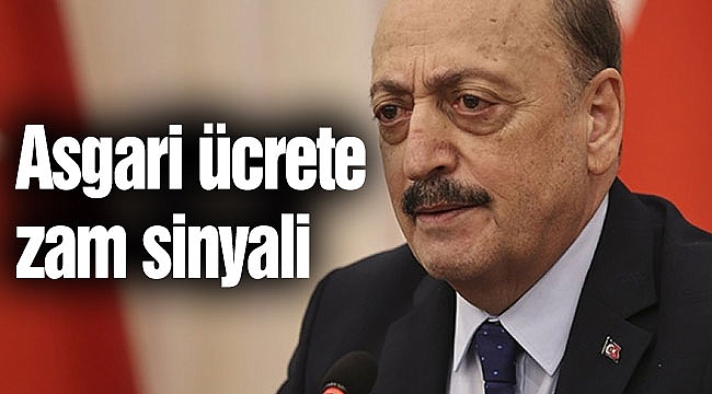 Asgari ücrete zam sinyali