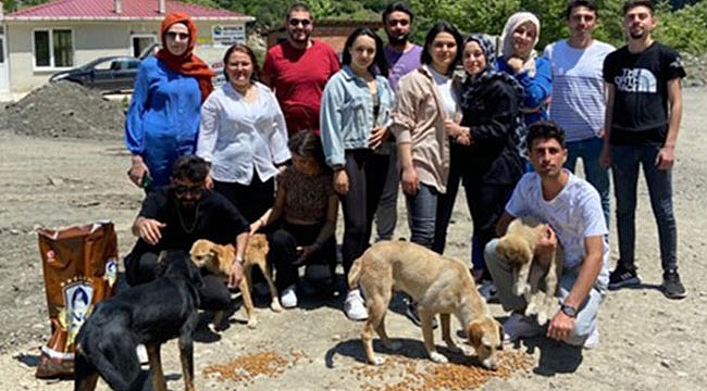 Ayvacık’taki barınak hayvanlarına yardım eli