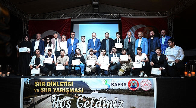 Bafra’da şiir dinletisi ve şiir yarışması