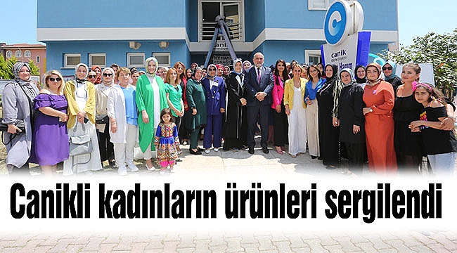 Canikli kadınların ürünleri sergilendi