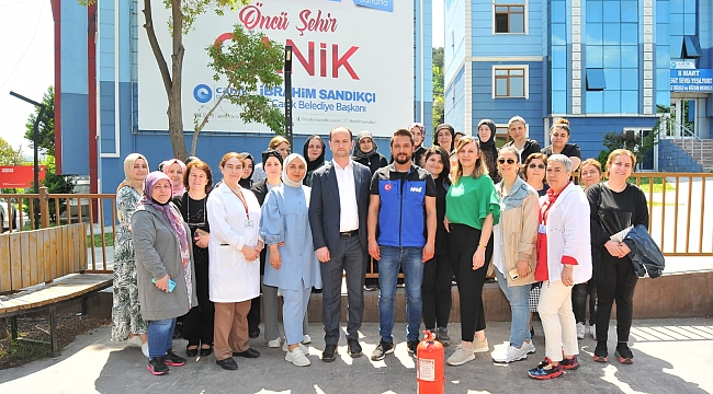 Ev hanımlarına afet eğitimi