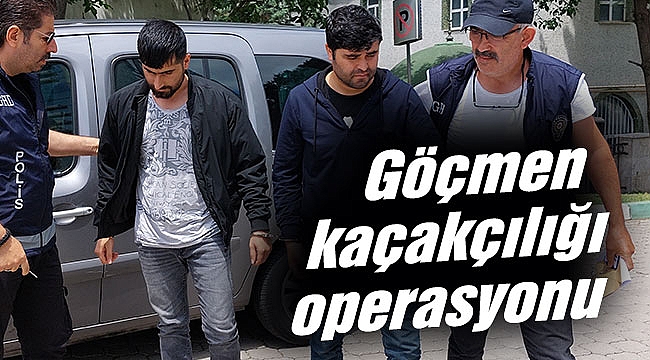 Göçmen kaçakçılığı operasyonu