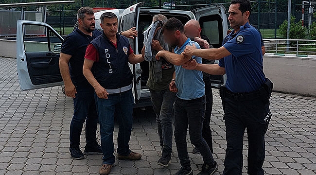 Hırsızlık suçundan 3 kişiye gözaltı