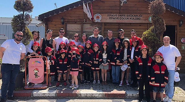 İtfaiyeden çocuklara eğitim