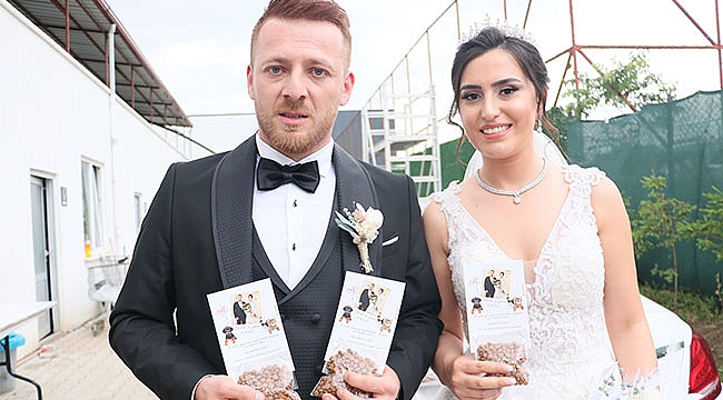 Nikah şekeri yerine mama