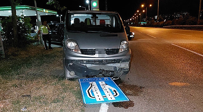 Önüne ‘kedi’ atladı