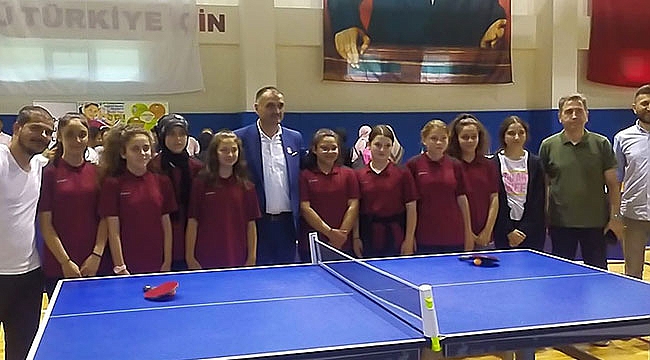Salıpazarı’nda masa tenisi mesaisi