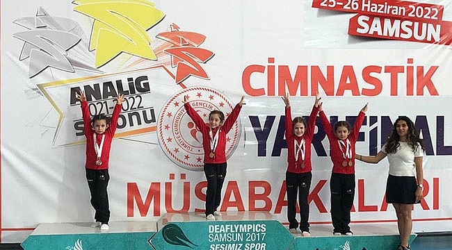 Samsun kızları zirvede