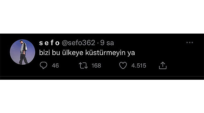 Sefo, sahneden indirildi