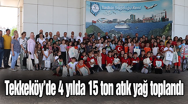 Tekkeköy’de 4 yılda 15 ton atık yağ toplandı