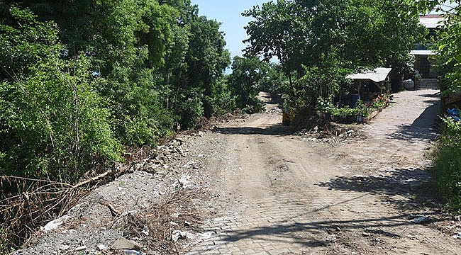 Tekkeköy’de imar yolları çalışması