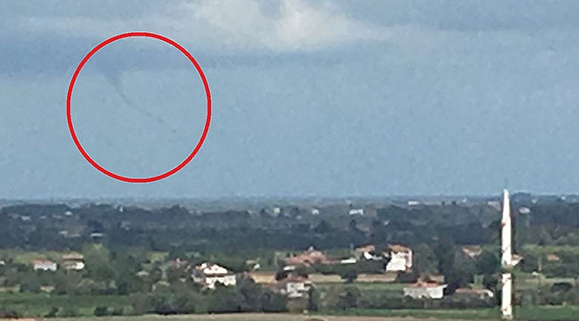 Bafra'da hortum paniği