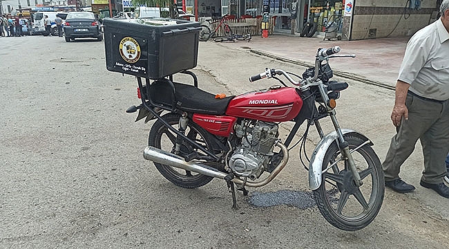 Bafra’da motosiklet kazası