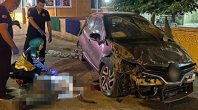 Emniyet kemeri olmayınca araçtan fırladı