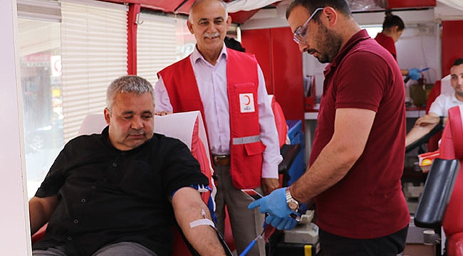 Havza'da 110 ünite kan bağışı alındı