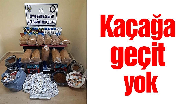 Kaçağa geçit yok
