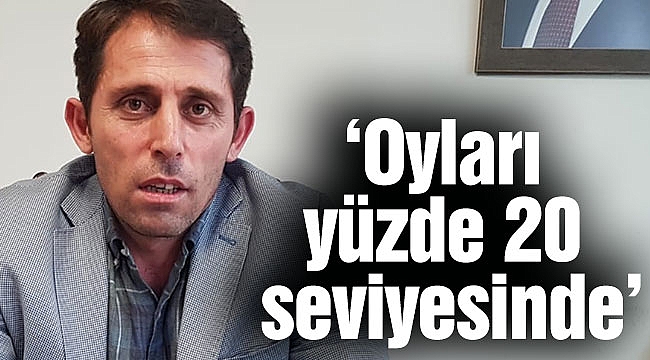 ‘Oyları yüzde 20 seviyesinde’